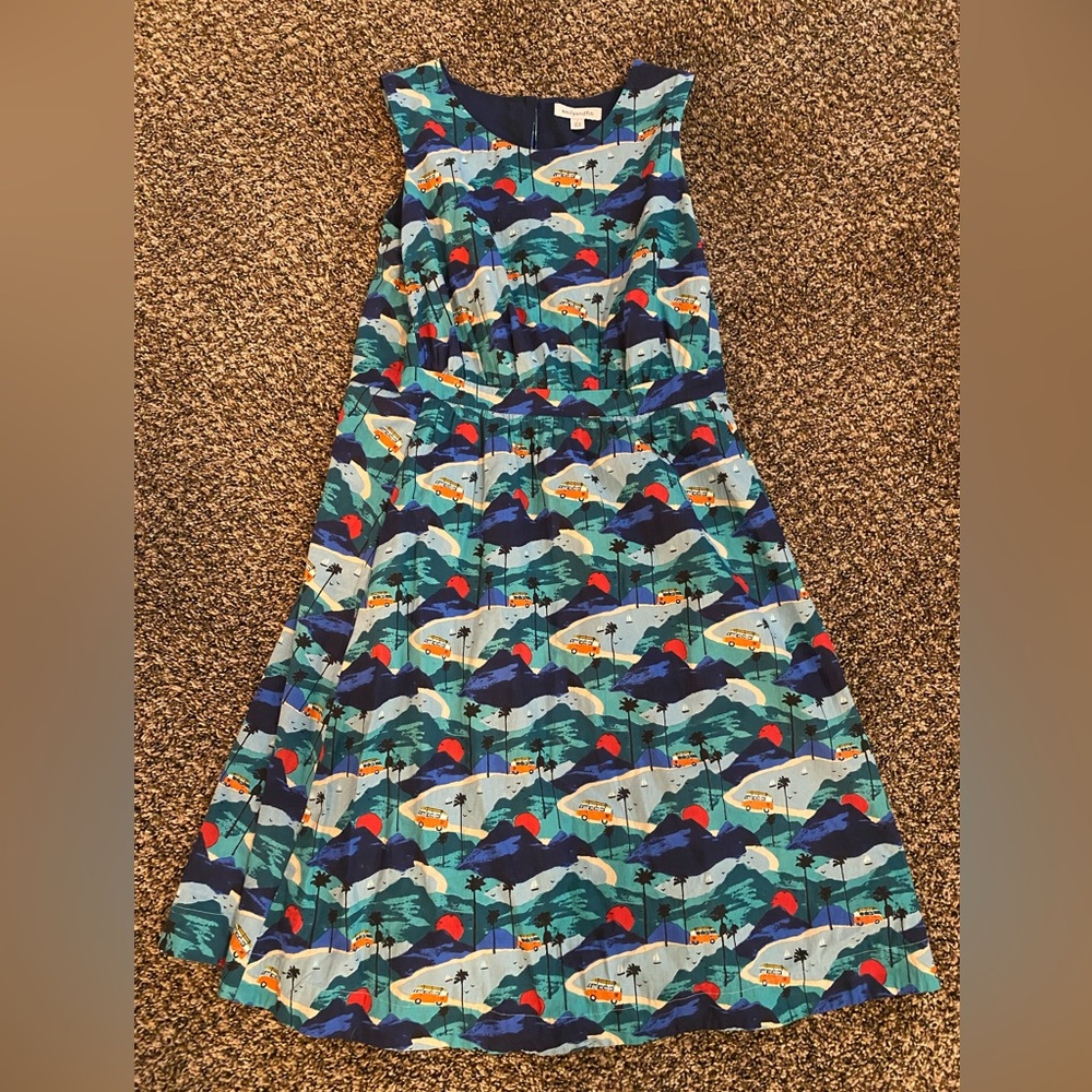 ModCloth Emily and Fin dress in Road Trip